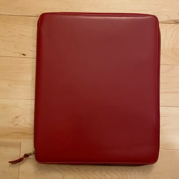 comme des garcons red leather folio - Picture 2 of 4